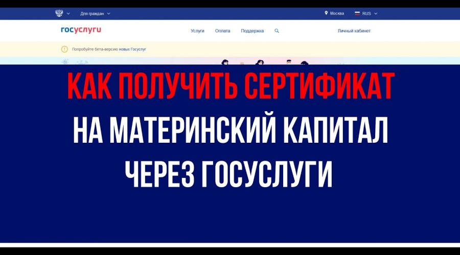 Получение сертификата на материнский капитал - пошаговое руководство